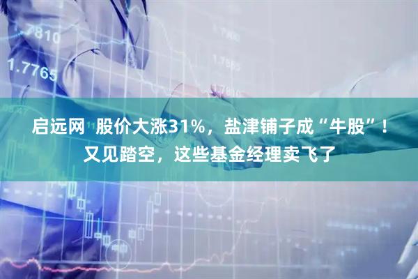 启远网  股价大涨31%，盐津铺子成“牛股”！又见踏空，这些基金经理卖飞了