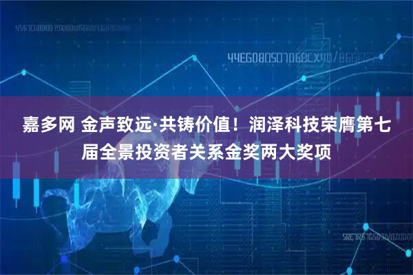 嘉多网 金声致远·共铸价值！润泽科技荣膺第七届全景投资者关系金奖两大奖项